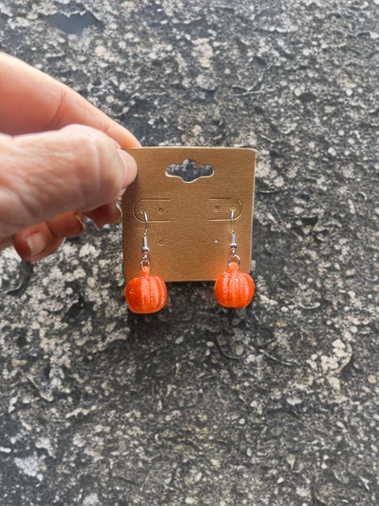 Pumpkin Earrings