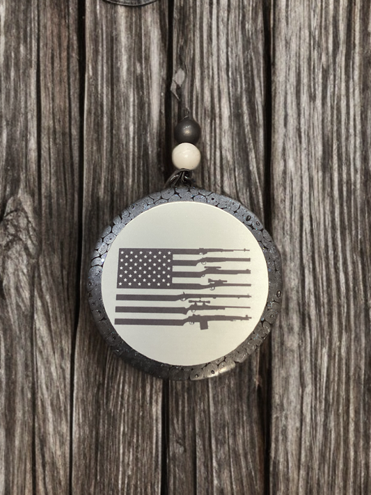 American Flag Second Amendment  Freshie